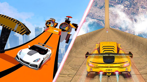 Mega Ramp Crazy Taxi Car Stunts 3D Free: Extreme City GT Racing