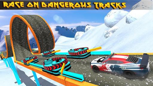 Car Stunt Game Mountain Climb - Gameplay image of android game