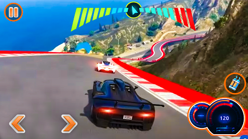 Extreme City GT Car Stunts 3D - Gameplay image of android game