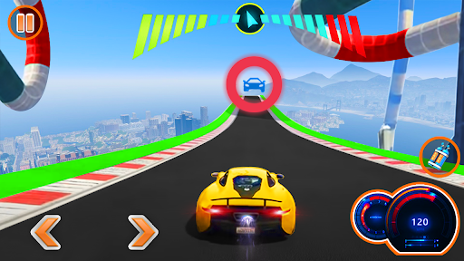 Extreme City GT Car Stunts 3D - Gameplay image of android game