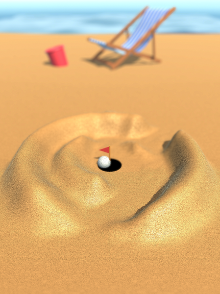 Sand Golf - عکس برنامه موبایلی اندروید