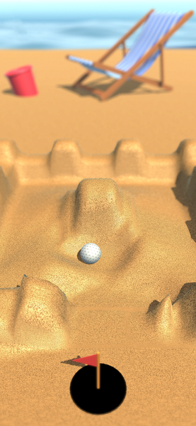 Sand Golf - عکس برنامه موبایلی اندروید