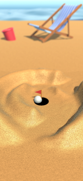 Sand Golf - عکس برنامه موبایلی اندروید