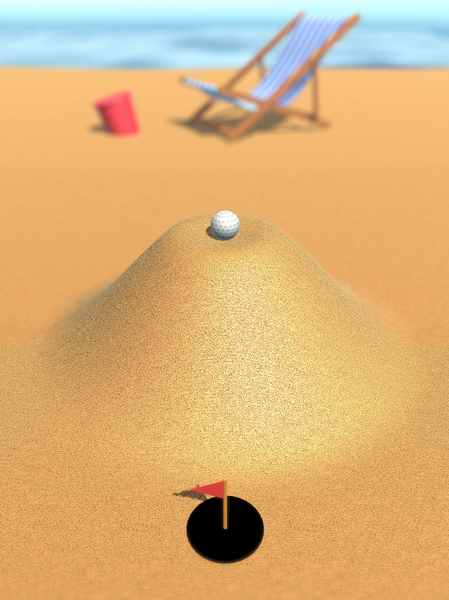 Sand Golf - عکس برنامه موبایلی اندروید