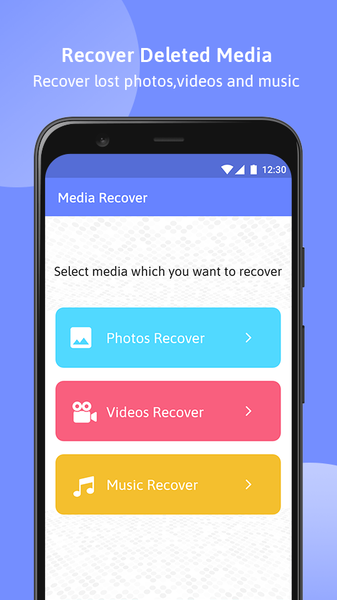 deleted Photo Recovery - Image screenshot of android app