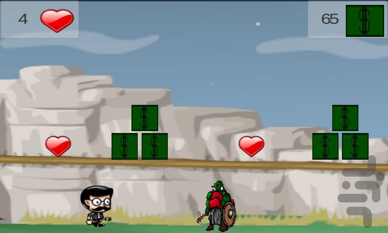 بازی جنتلمن - Gameplay image of android game
