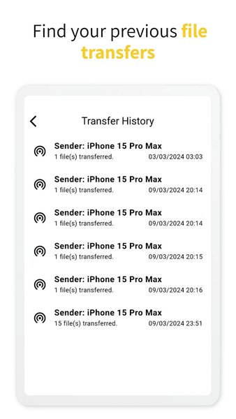 FileFlow, File Transfer - عکس برنامه موبایلی اندروید