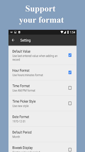 Timesheet - Work Hours Tracker - Image screenshot of android app