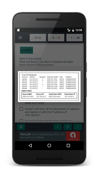 CCNA 200-125 Simulator - Image screenshot of android app