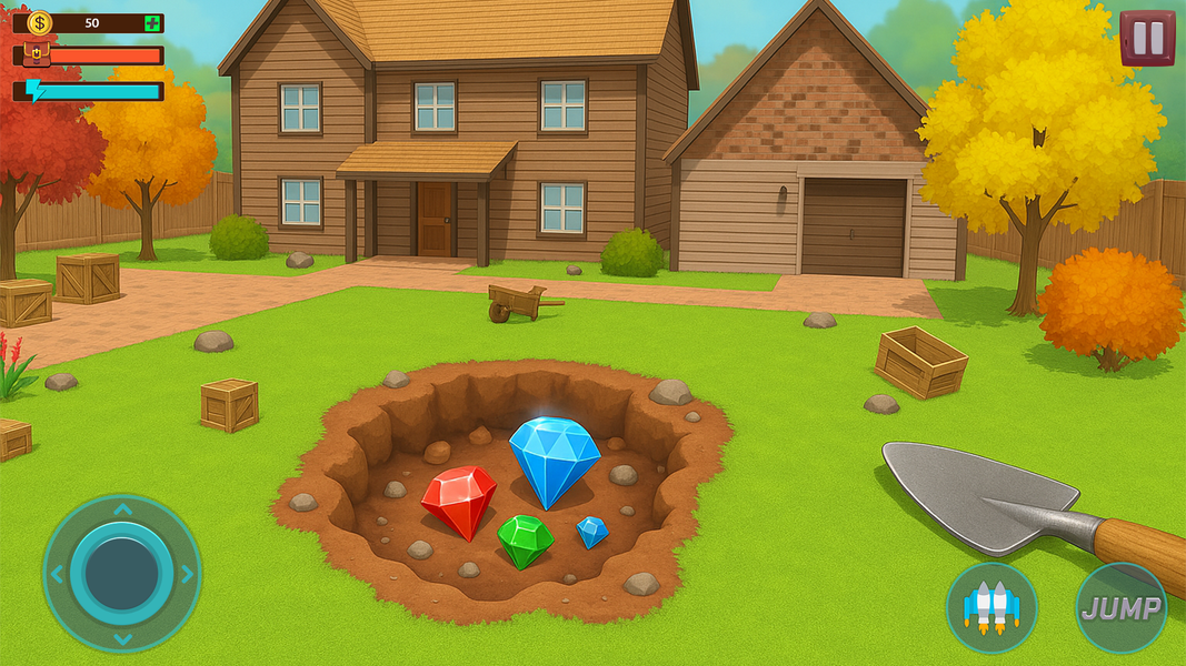 Hole Digging Game Sim ۳d - عکس بازی موبایلی اندروید