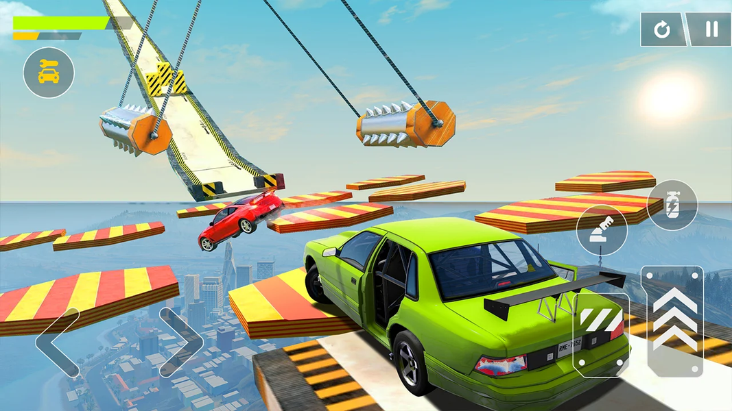 Flying Car Crash: Real Stunts - عکس برنامه موبایلی اندروید