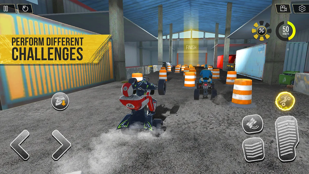 ATV Bike Games: Quad Offroad - Gameplay image of android game