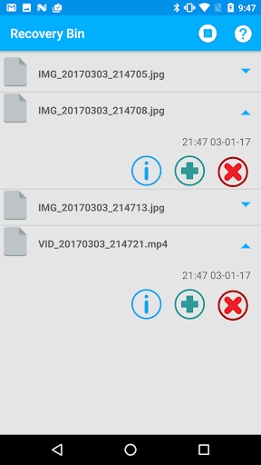 Recycle Bin - Image screenshot of android app