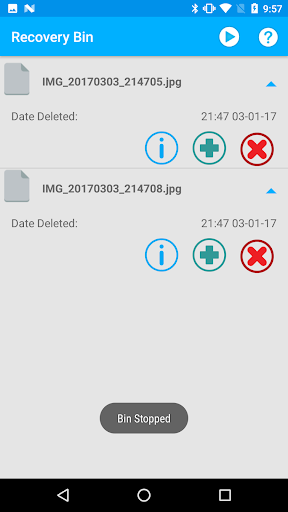Recycle Bin - Image screenshot of android app