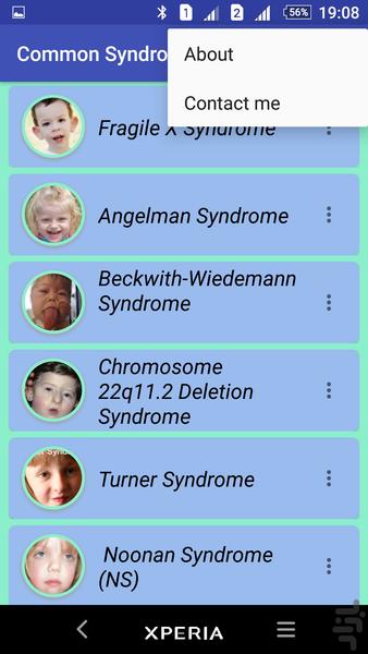 Common Syndromes - Image screenshot of android app