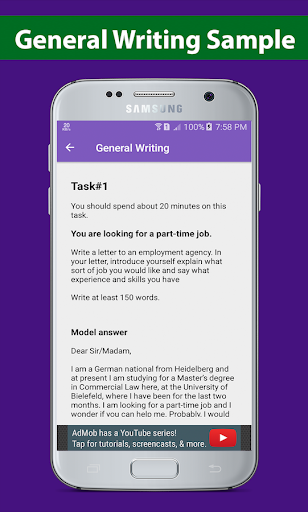 IELTS Writing App 2024 - عکس برنامه موبایلی اندروید