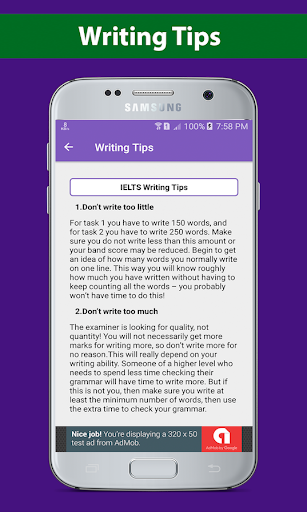 IELTS Writing Preparation ۲۰۲۵ - عکس برنامه موبایلی اندروید