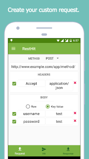 REST Hit - API client - عکس برنامه موبایلی اندروید