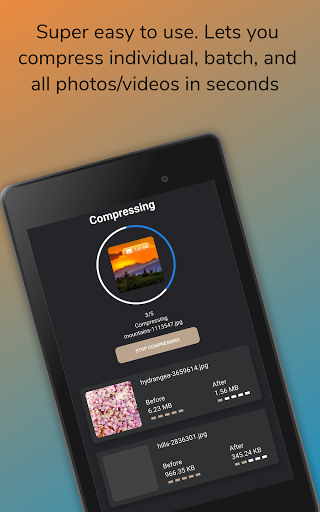 Veedify: Auto Compress Video - عکس برنامه موبایلی اندروید