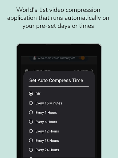 Veedify: Auto Compress Video - عکس برنامه موبایلی اندروید
