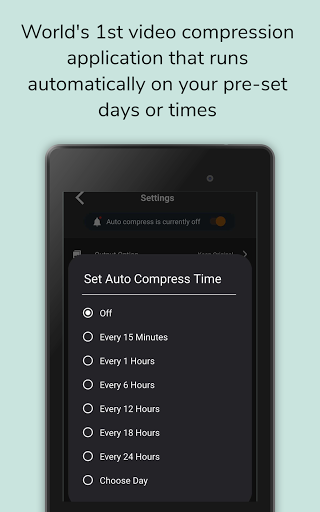Veedify: Auto Compress Video - عکس برنامه موبایلی اندروید