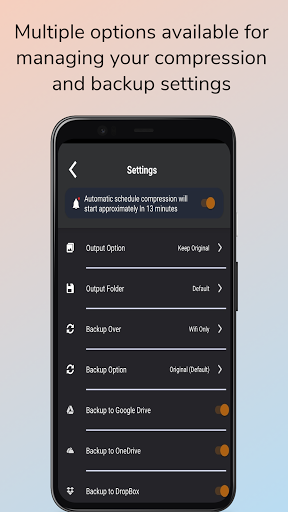 Veedify: Auto Compress Video - عکس برنامه موبایلی اندروید