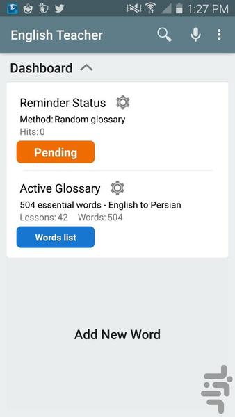 معلم زبان - عکس برنامه موبایلی اندروید