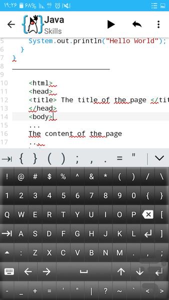 Keyboard for Coding - Image screenshot of android app