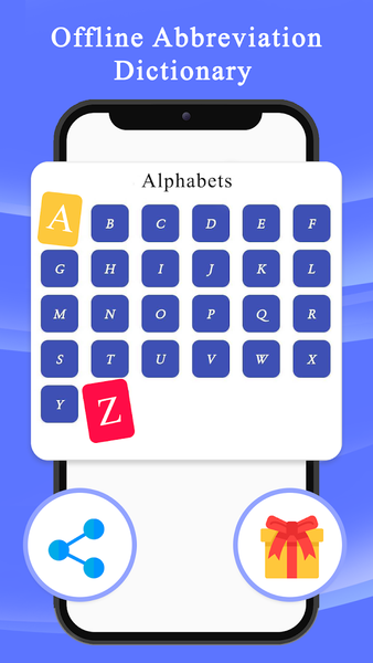 A-Z Abbrevation Dictionary - عکس برنامه موبایلی اندروید