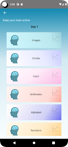 Brain exercises - Image screenshot of android app