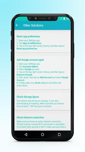 Fixing & Update Info Play Services - Image screenshot of android app