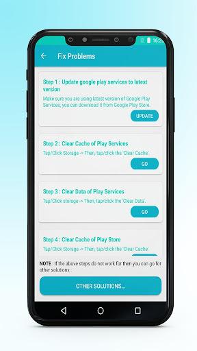 Fixing & Update Info Play Services - عکس برنامه موبایلی اندروید