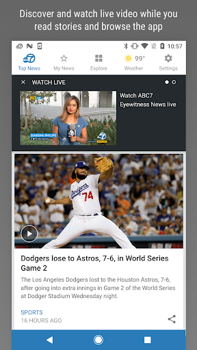 ABC7 Los Angeles - Image screenshot of android app