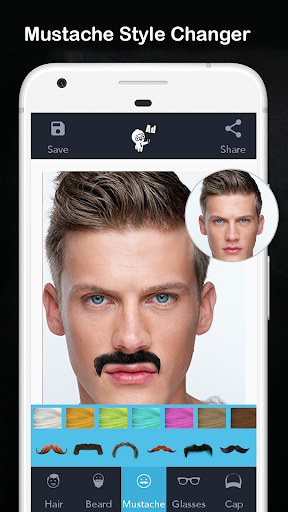 Men Hair Style - Hair Editor - عکس برنامه موبایلی اندروید
