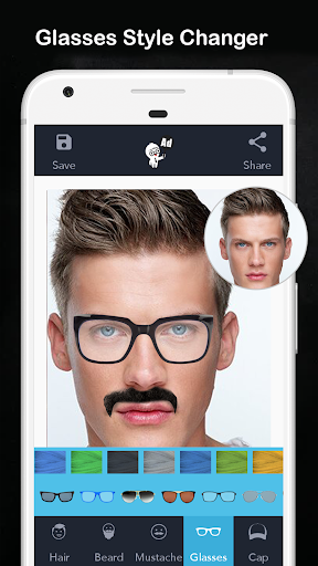 Men Hair Style - Hair Editor - عکس برنامه موبایلی اندروید