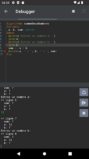 Algo - Algorithm Interpreter - عکس برنامه موبایلی اندروید