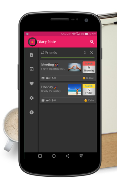 Diary Note - Image screenshot of android app