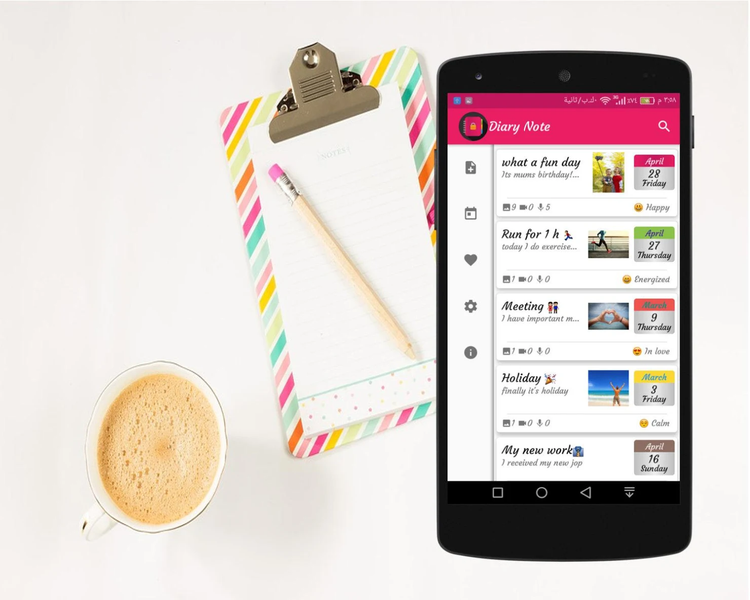 Diary Note - Image screenshot of android app