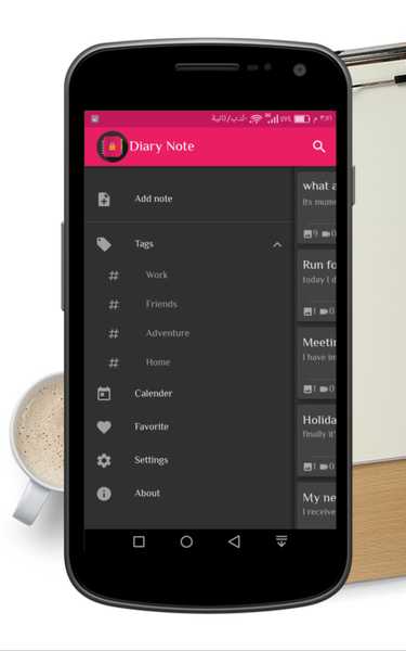 Diary Note - Image screenshot of android app