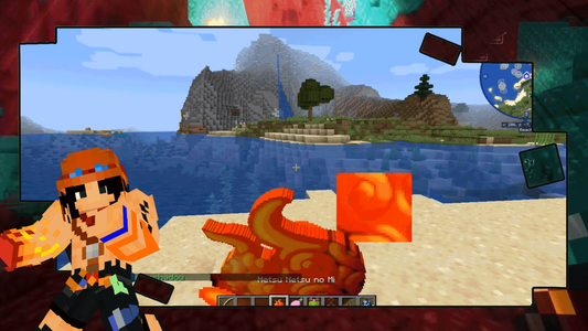 Blox Fruits 17.3 com todas as Devil Fruits de One Piece na Addon de  Minecraft 