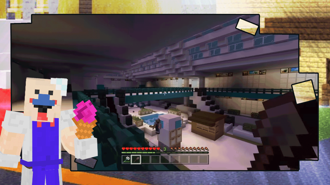 Ice Scream ۵ for MCPE - عکس برنامه موبایلی اندروید