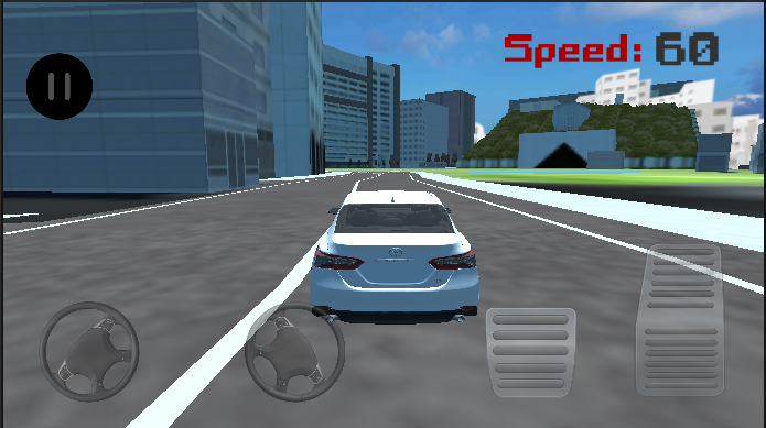 Camry City Drive Simulator - Gameplay image of android game
