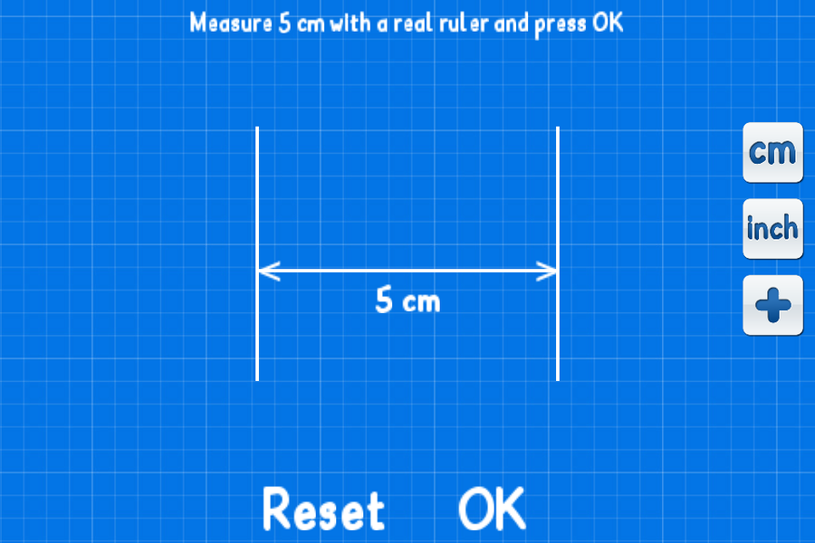 Ruler Blueprint - Cm & Inches - عکس برنامه موبایلی اندروید