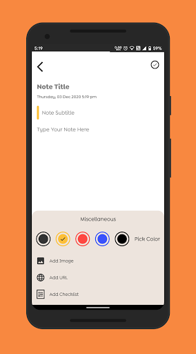 Note It - Notes, To-Do List. - عکس برنامه موبایلی اندروید