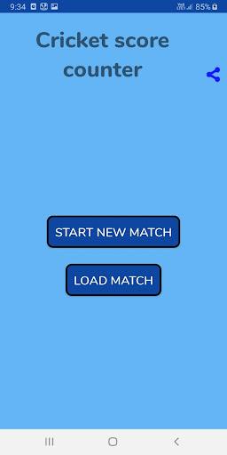 Cricket Score Counter - Image screenshot of android app