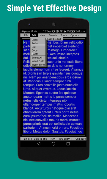 OldSchool Editor : Text Editor - عکس برنامه موبایلی اندروید