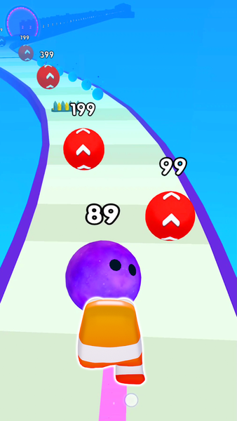 Rolling Going Balls - Gameplay image of android game