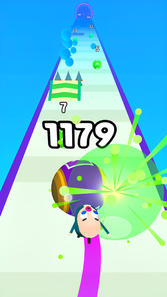 Rolling Going Balls - Gameplay image of android game