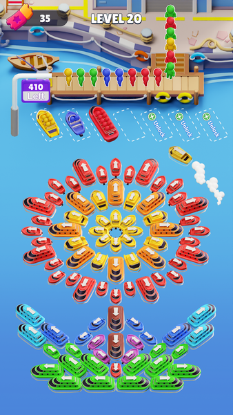 Boat Craze: Traffic Escape - عکس بازی موبایلی اندروید