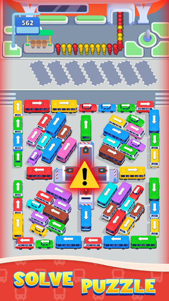 Bus Sort: Car Parking jam - Gameplay image of android game